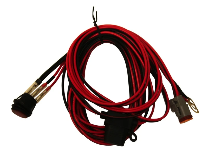Rigid Industries Wiring Harness for 4-6 Inch E-Series and 6-10 Inch SR-Series LED Lights