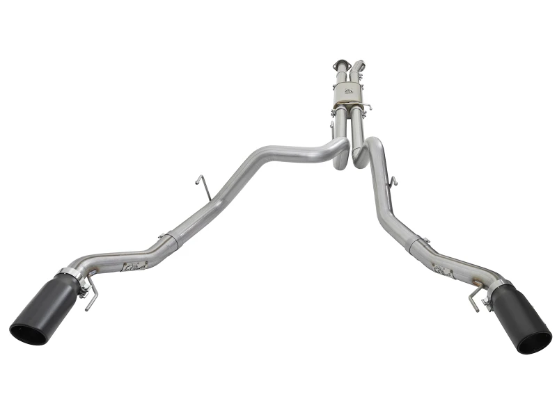 aFe MACHForce XP 3 Zoll 409-SS Auspuff Cat-Back 2017 Ford F-150 Raptor V6-3.5L (tt) mit schwarzer Spitze