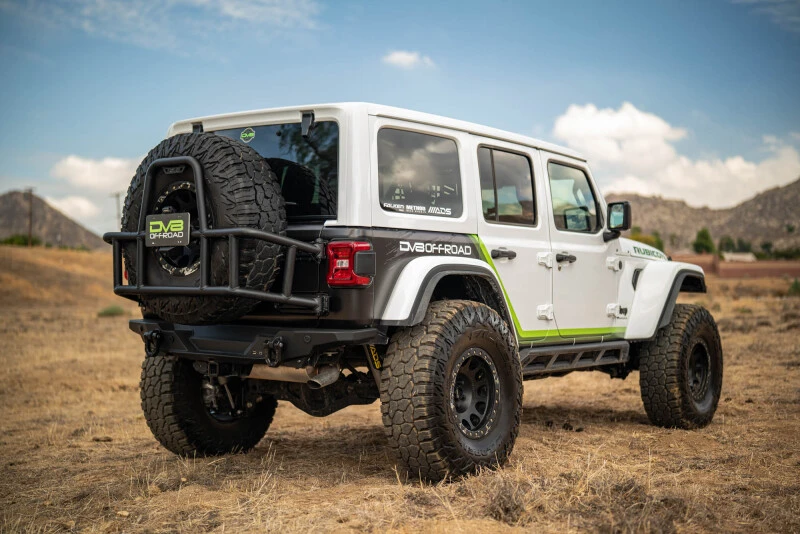 DV8 18-25 Jeep Wrangler JL Body Mounted Tire Carrier