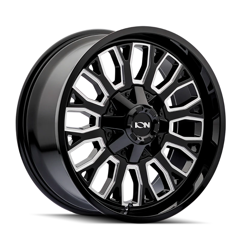 ION Type 152 20x9 / 8x180 BP / 0mm Offset / 124.1mm Hub Black/Milled Wheel