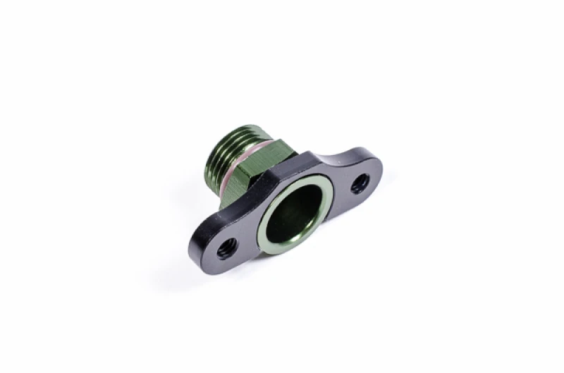 Radium Engineering FPR-Adapter - 8AN ORB 16mm Bohrung 39mm Abstand M6 - Evolution 8/9 4G63