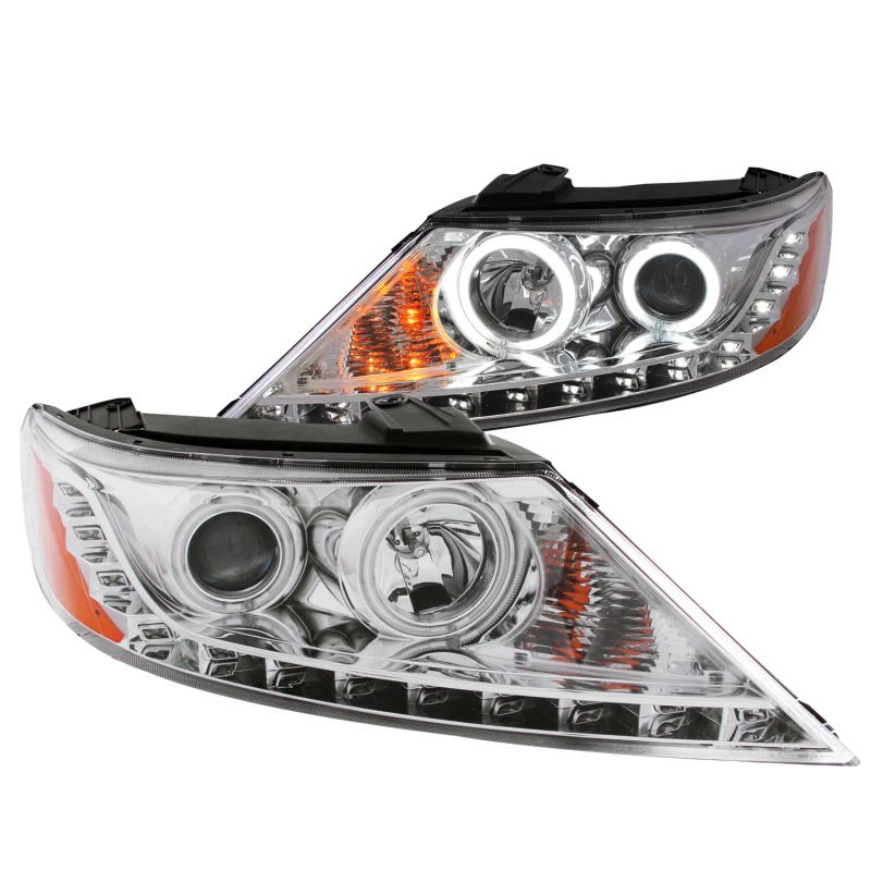 ANZO 2011-2013 Kia Sorento Projektor-Scheinwerfer mit Halo-Chrom (CCFL)