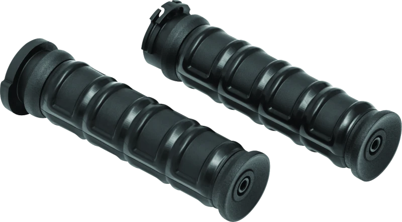 Kuryakyn Dillinger Griffe Dual Cable Satin Schwarz