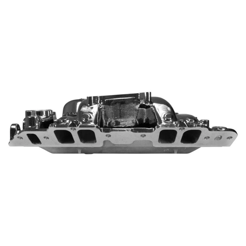 Edelbrock Chevy Big Block RPM Air-Gap 2-R Ansaugkrümmer Chrom Plasma Finish