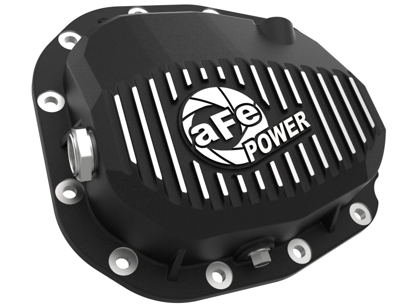 aFe Pro Series Hinterachsabdeckung Schwarz mit Rippen 15-19 Ford F-150 (mit Super 8.8 Hinterachsen)