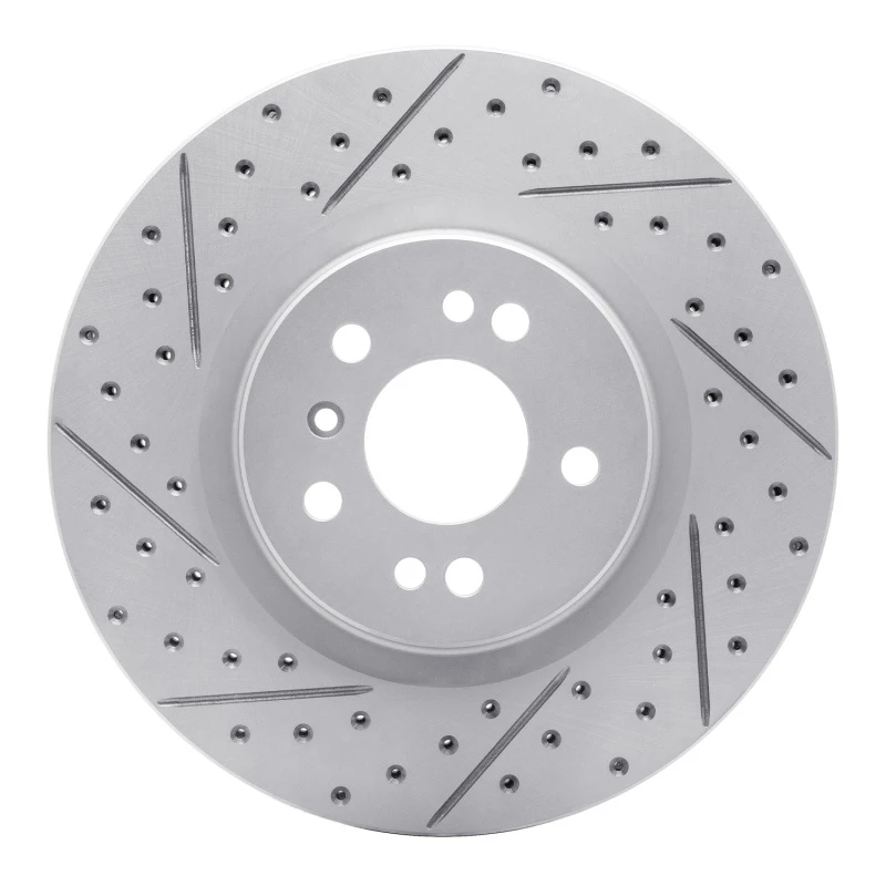 DFC 06-12 Mercedes-Benz R320 Front Left Drilled & Slotted Geoperformance Rotor