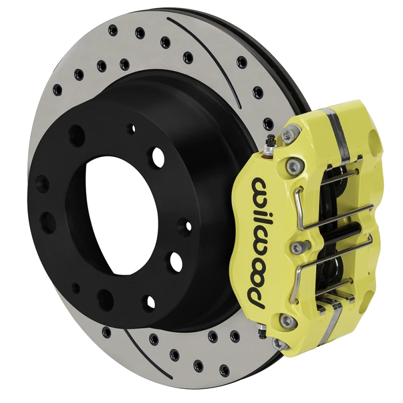 Wilwood kit rear NDPR PORS 911 1984-89 11.42X.95 rotor SRP yellow W/LINES