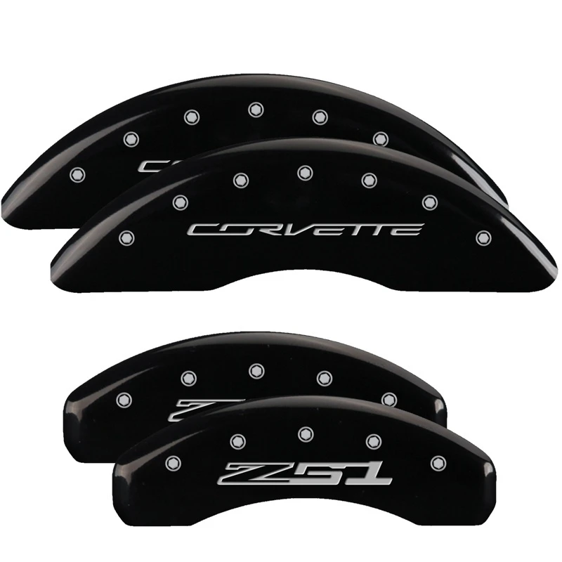 mgp_13084SZ51BK-679680a0d1bb2 MGP 4 Caliper Covers Engraved Front Corvette C7 Engraved Rear Z51/2015 Black finish silver ch