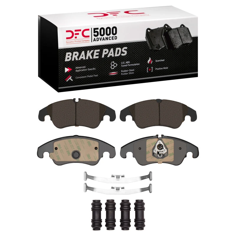 DFC 08-17 Audi S4 Front 5000 Advanced Low Metallic Brake Pads and Hardware Kit