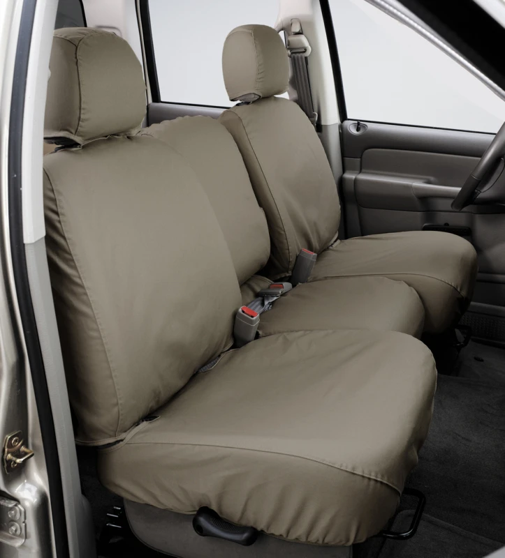 Covercraft 23-24 Toyota Sequoia-60/40;2nd Polycotton SeatSaverSecond Row Seat Covers - Wet Sand