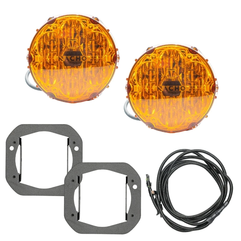 ARB Jeep JL/JT Nacho SAE Only Plug N Play Nebelscheinwerfer-Kit (Stoßfänger-Kit) - Amber