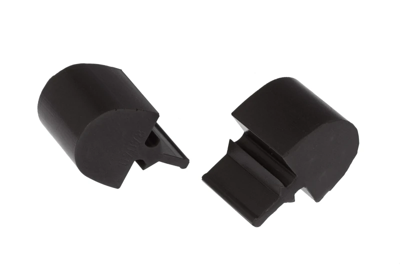 Prothane Universal Bump Stop Pull Through Style - Schwarz