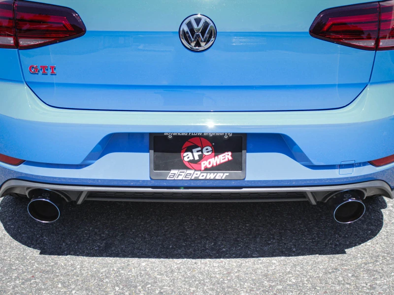 aFe 18-20 VW GTI (MK7.5) 2.0L MACH Force-Xp 3 Zoll auf 2,5 Zoll 304 SS Axle-Back Auspuff-System-Schwarze Endstücke