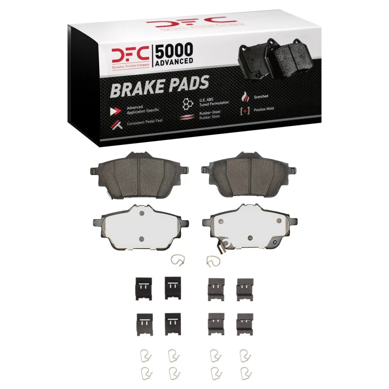 DFC 20-25 Nissan Sentra Rear 5000 Advanced Ceramic Brake Pads and Hardware Kit