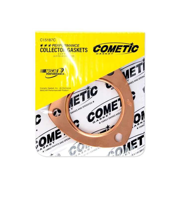Cometic Exhaust Header Collector Gasket.043in Copper-2.5in Diameter Port-3.5in Bolt Circle-Set
