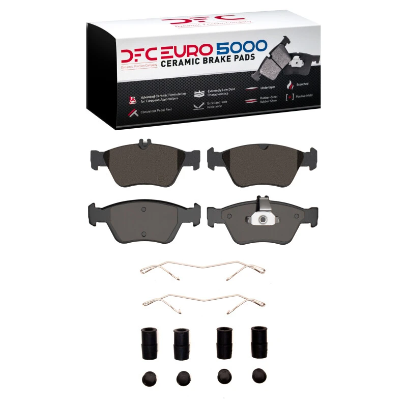 DFC 96-04 Mercedes-Benz C280 Front Euro 5000 Ceramic Brake Pads and Hardware Kit