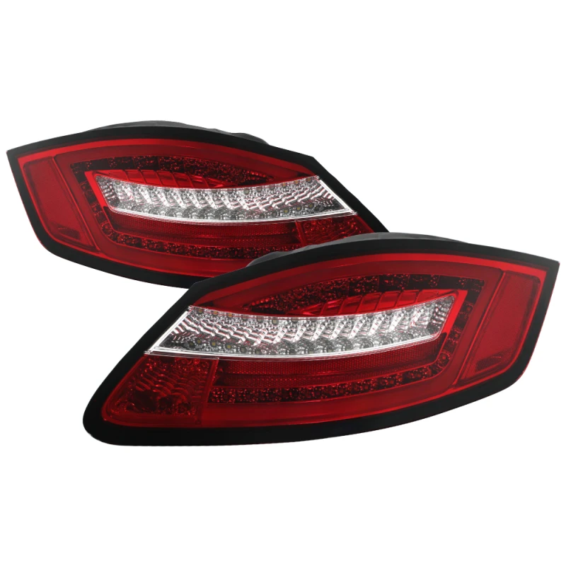 spyder_5083173-67975fe021fc2 Spyder Porsche 987 Cayman 06-08 / Boxster 05-08 LED Tail Lights - Red Clear ALT-YD-P98705-LED-RC