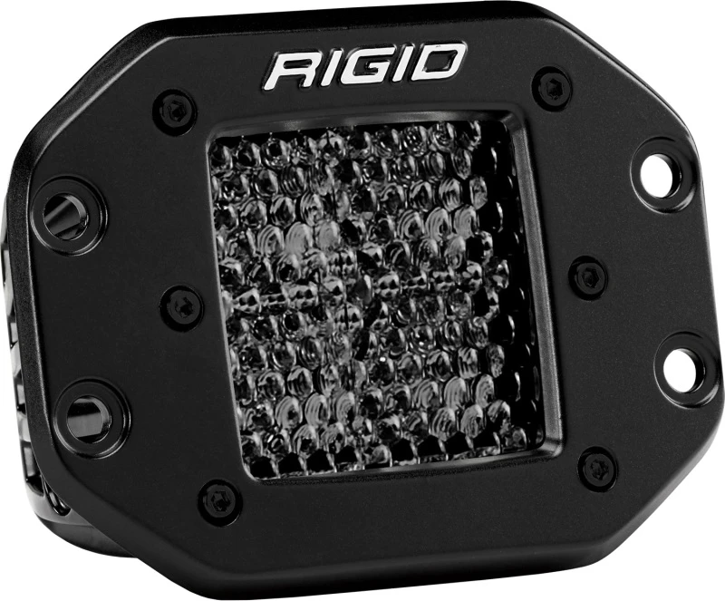 Rigid Industries D Series PRO Midnight Edition - Spot - Diffused - Pair
