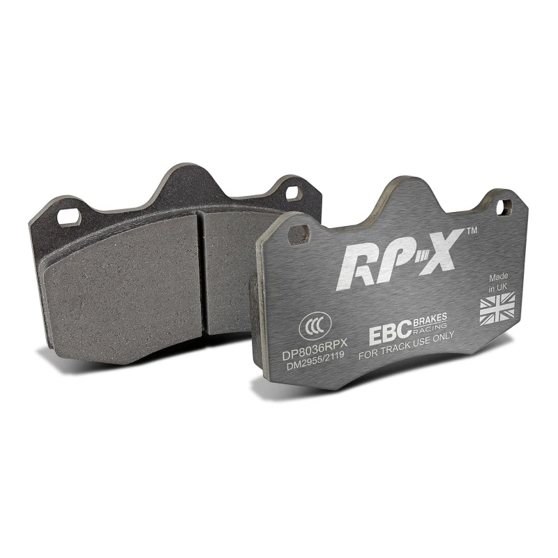 EBC Racing 10-16 Lotus Evora 3.5L RP-X Front Brake Pads