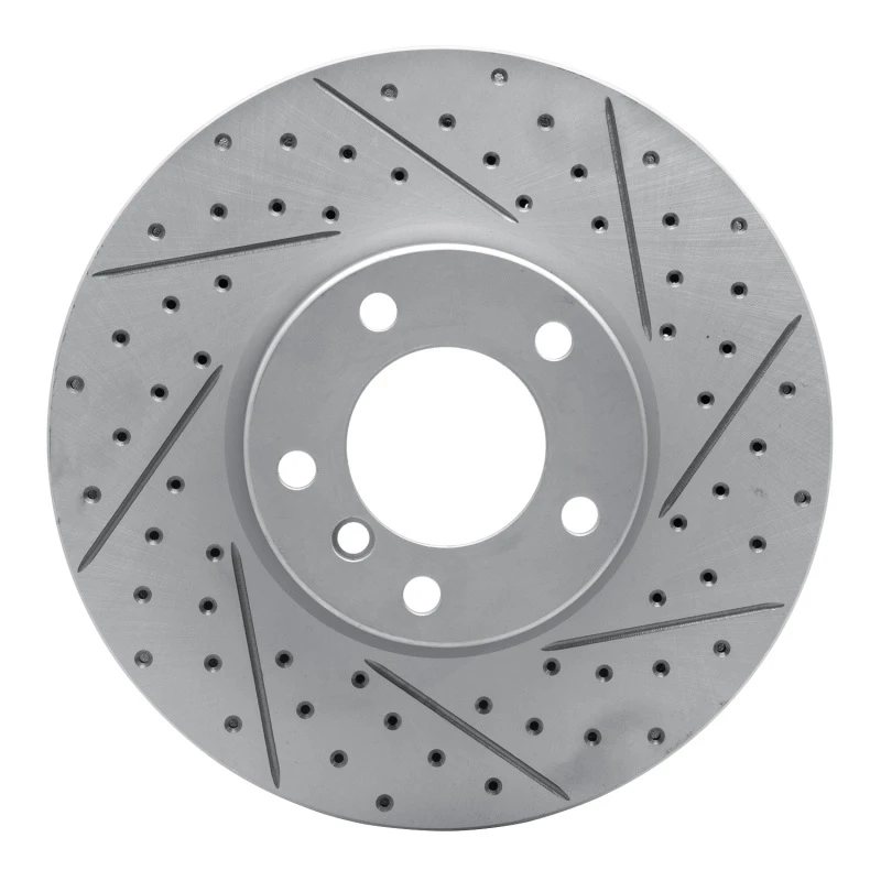 DFC 00-03 BMW 530I Front Right Drilled & Slotted Geoperformance Rotor