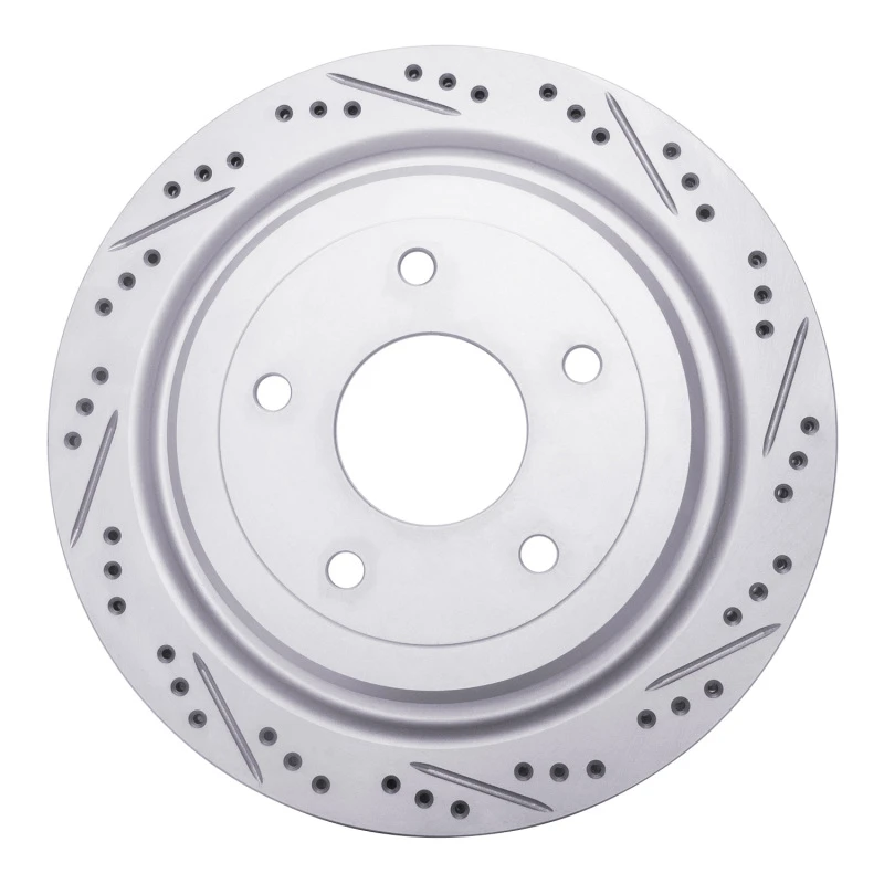 DFC 97-13 Cadillac Xlr Rear Right Drilled & Slotted Geoperformance Rotor