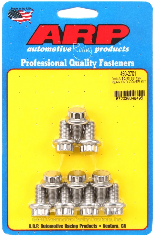 ARP Ford Dana 60/40 SS Rear End Cover Bolt Kit for Ford