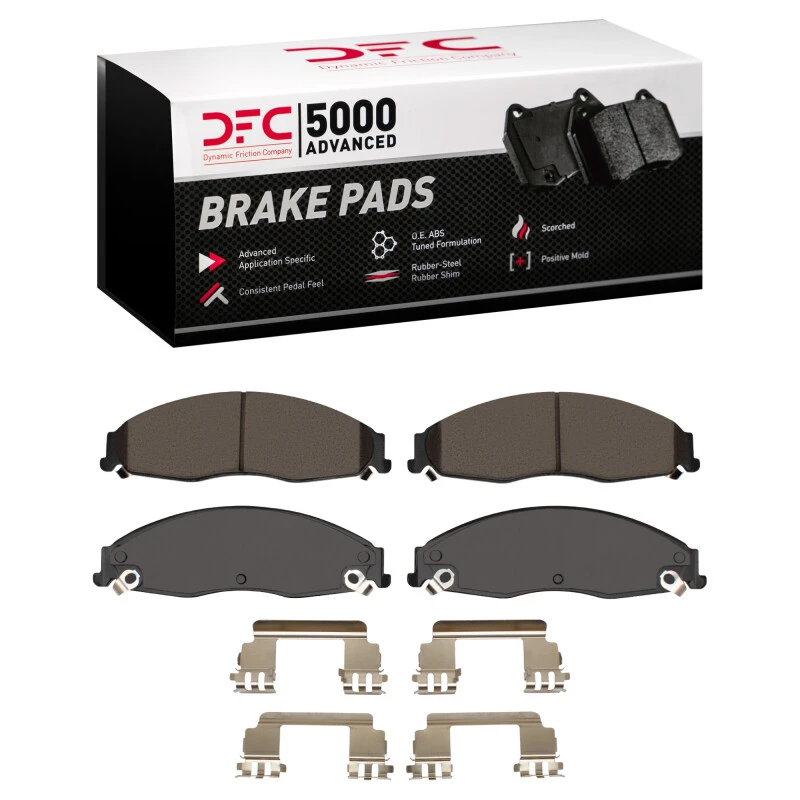 DFC 03-08 Cadillac STS Front 5000 Advanced Ceramic Brake Pads and Hardware Kit