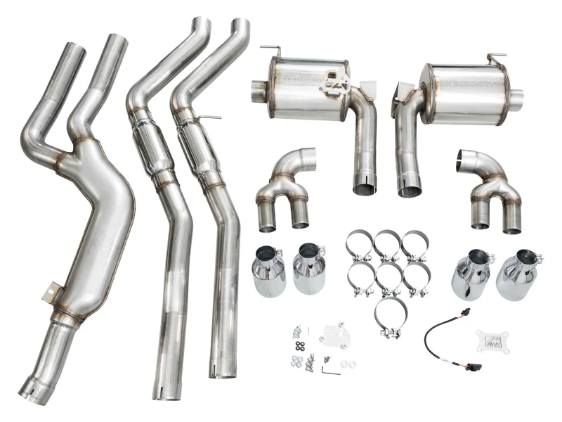 AWE Tuning 22-26 BMW M240i (G42) Touring Edition Exhaust - Chrome Silver Tips