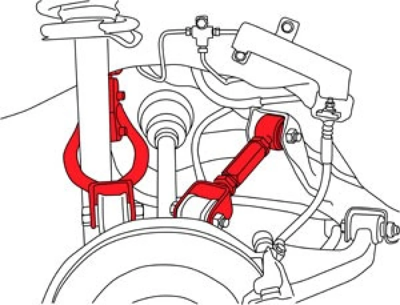 SPC Performance 89-94 Nissan 240SX/90-96 300ZX Hinterer einstellbarer Kontrollarm