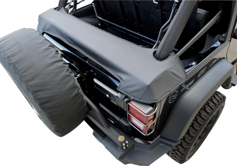 Rampage Soft Top Storage Boot for 2007-2018 Jeep Wrangler (JK) Unlimited - Black Diamond