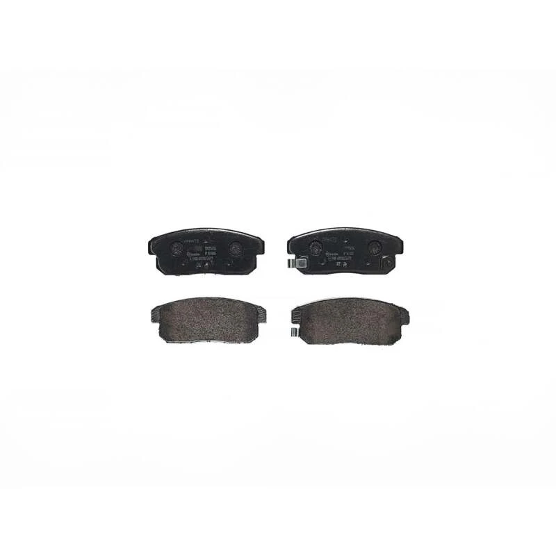 Brembo OE Bremsbelag für 01-02 Infiniti G20 / 2001 I30 / 02-04 I35 / 2001 Nissan Altima Low-Met – Hinterachse