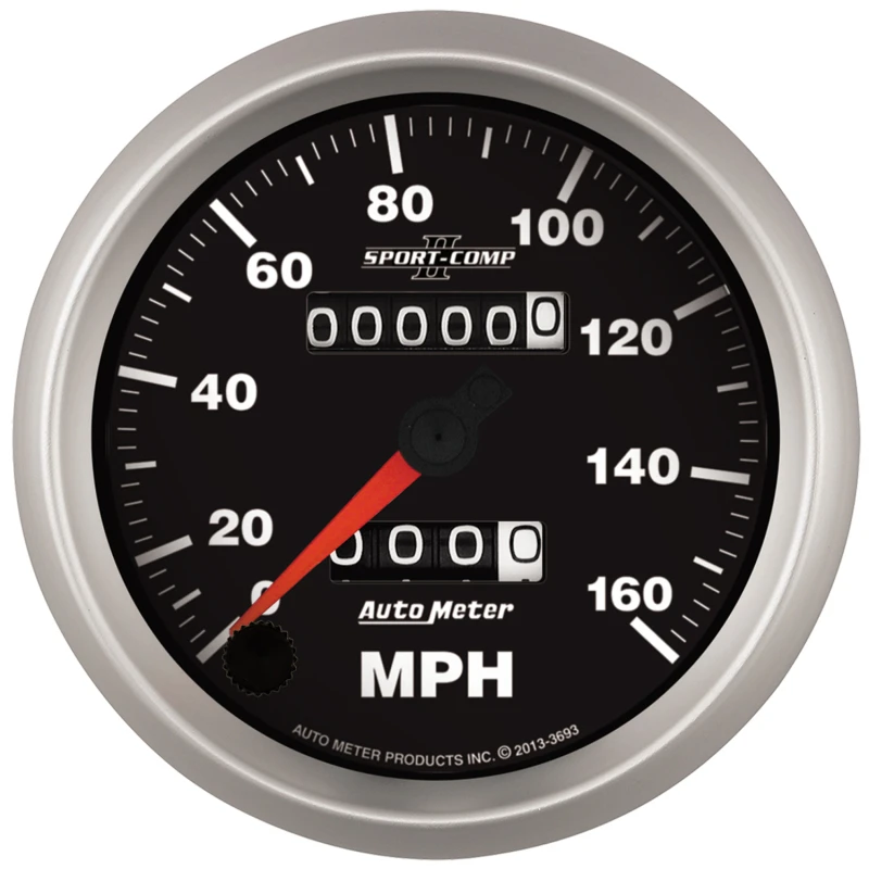 Autometer Sport-Comp II 3-3/8 Zoll 160MPH Mechanischer Tachometer