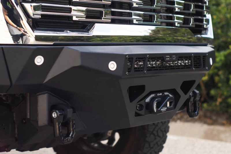 DV8 Offroad 24-26 GMC Sierra 2500/3500 Spec Series Front Bumper w/ Winch