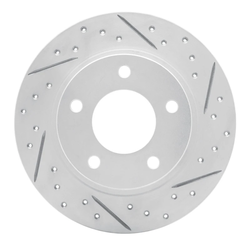 DFC 93-03 Ford Probe Rear Right Drilled & Slotted Geoperformance Rotor