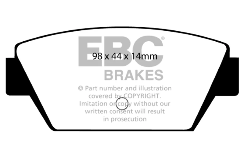 ebc_DP2576-6793200742758 EBC 93-94 Eagle Talon 1.8 Ultimax2 Rear Brake Pads