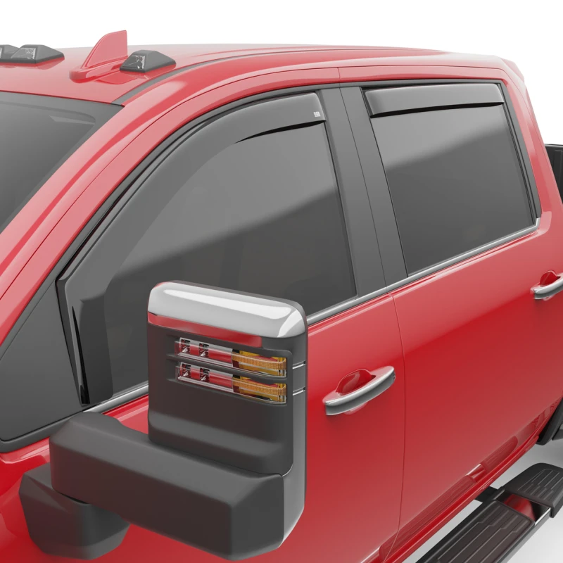egr_571651-679328cf2fc46 EGR 2019 Chevy 1500 Crew Cab In-Kanal-Fensterablenker - Dunkel Rauch