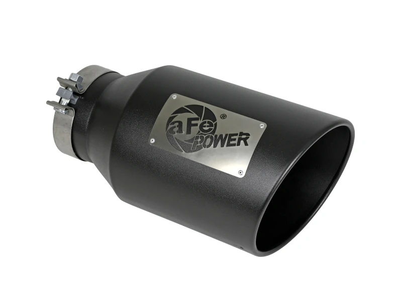 aFe Power Universal 5-Zoll-Einlass 8-Zoll-Auslass MACH Force-XP Klemm-Auspuff-Endstück - Schwarz