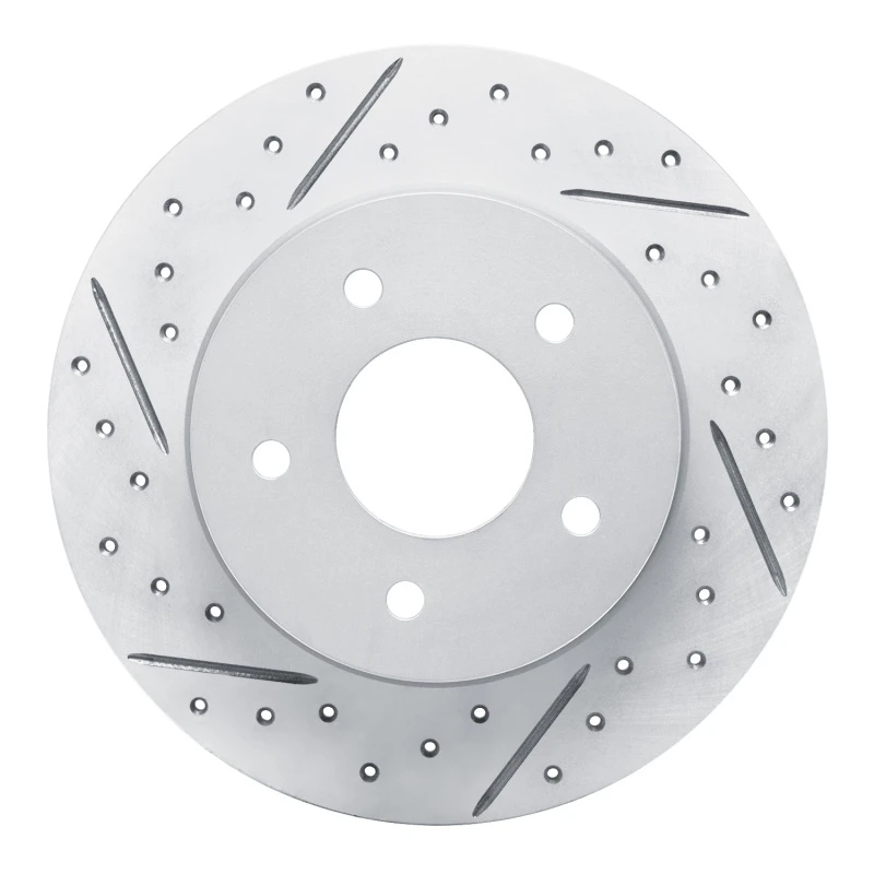 DFC 19-26 Nissan Sentra Rear Left Drilled & Slotted Geoperformance Rotor
