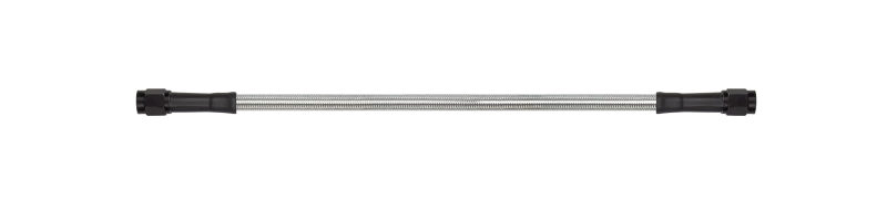 Goodridge 78in Universal Brake Line Assembly w/Black Zinc Fittings & Clear Hose