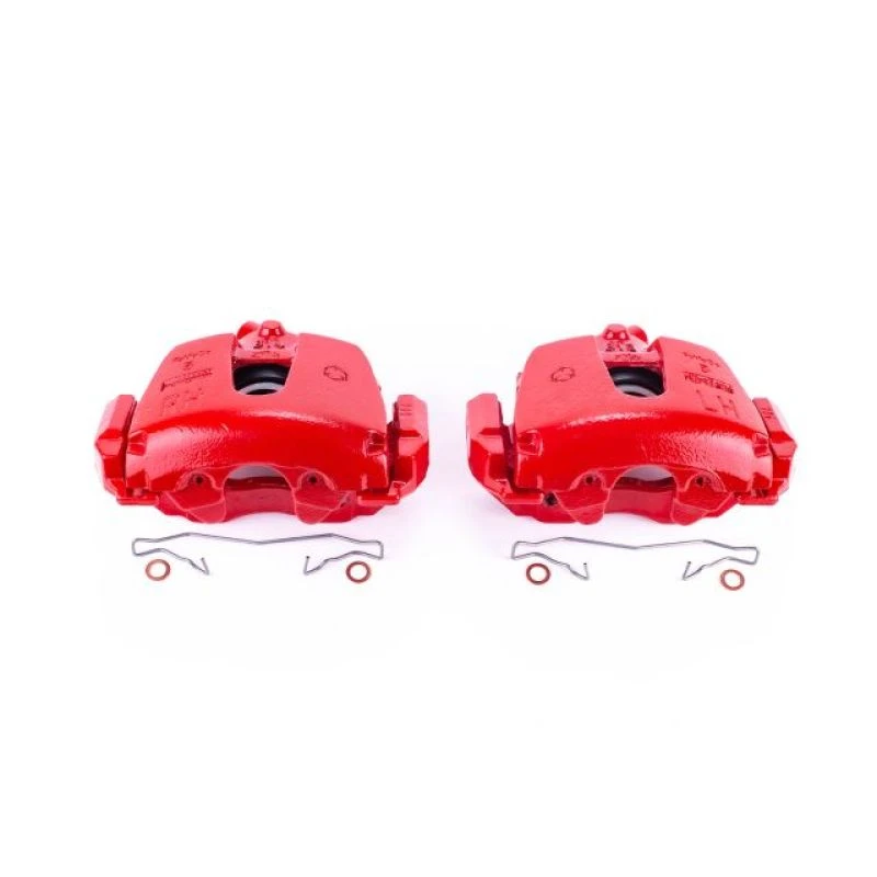 powerstop_S2942-67945d954267a Power Stop 14-17 Ford Escape Front Red Calipers w/Brackets - Pair