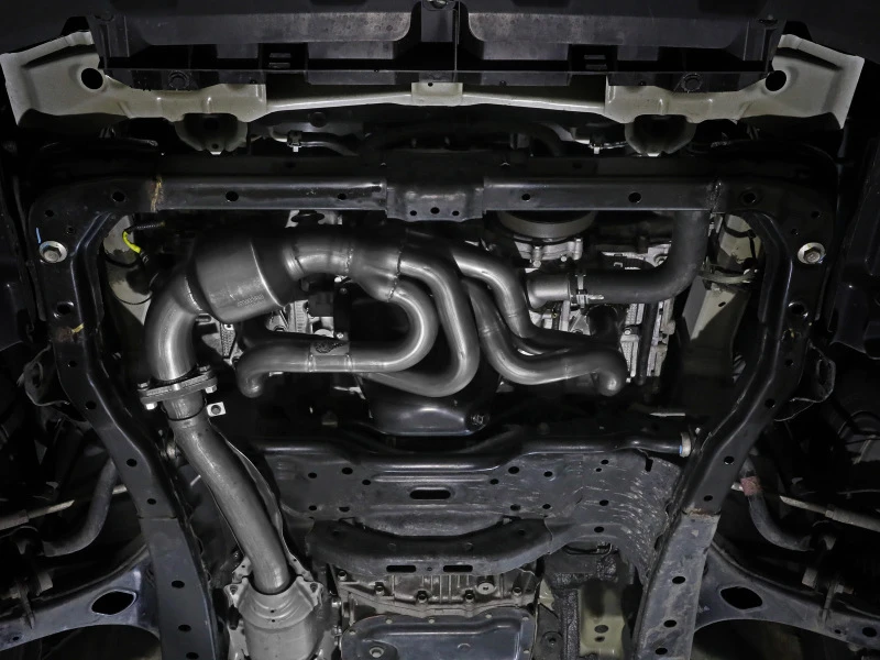 aFe Twisted Steel 304 Edelstahl-Header mit Kat für 13-19 Subaru Outback H4-2.4L