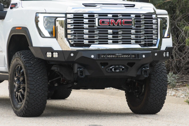 DV8 Offroad 24-26 GMC Sierra 2500/3500 Spec Series Front Bumper w/ Winch