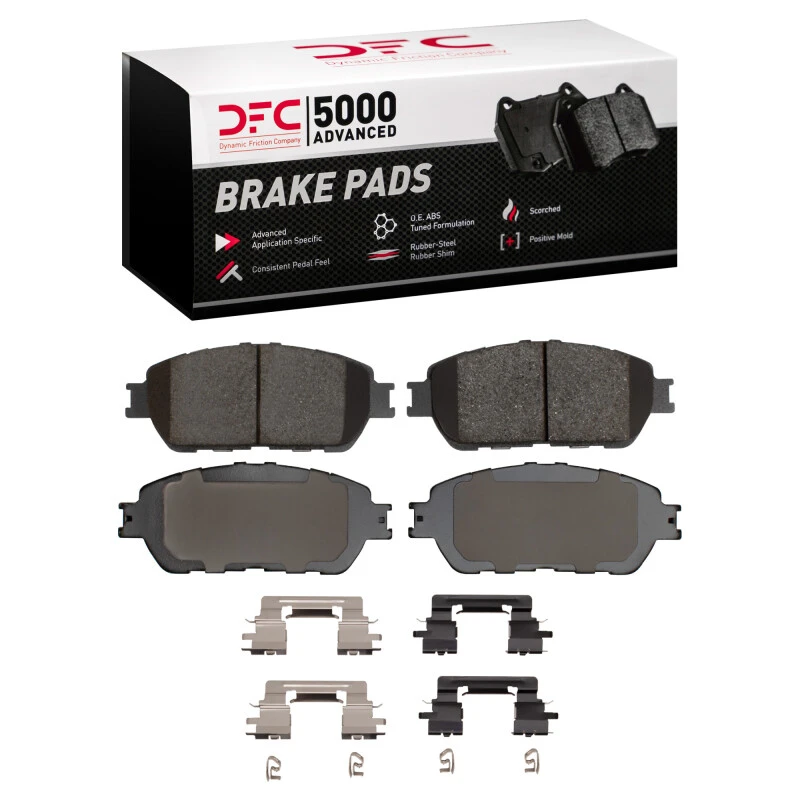 DFC 04-10 Toyota Avalon Front 5000 Advanced Ceramic Brake Pads and Hardware Kit
