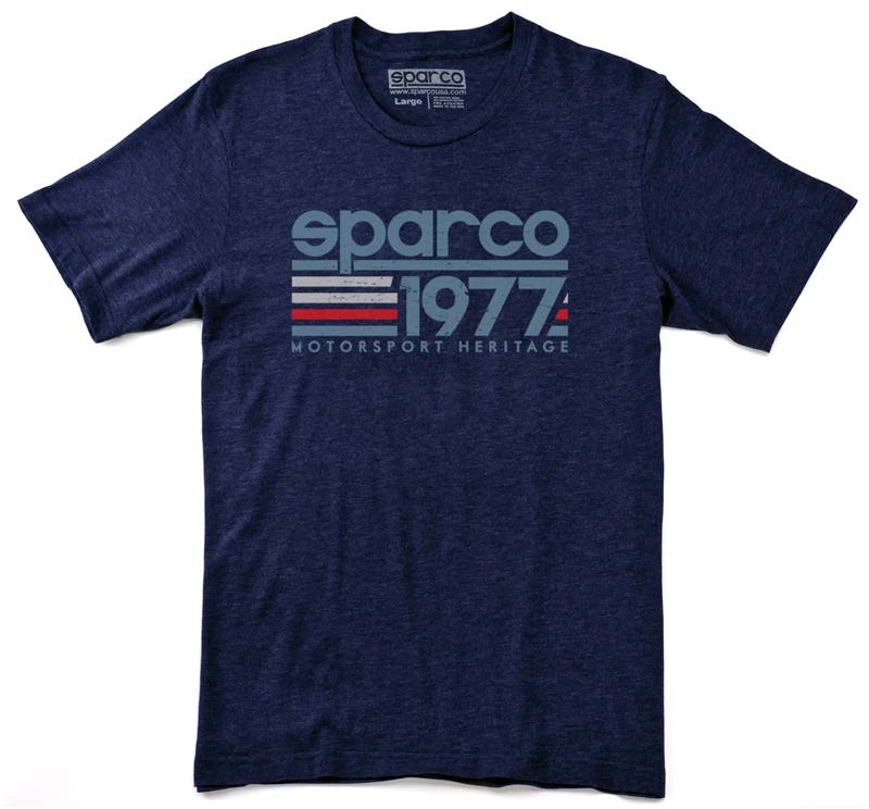 Sparco T-Shirt Vintage 77 Navy Large