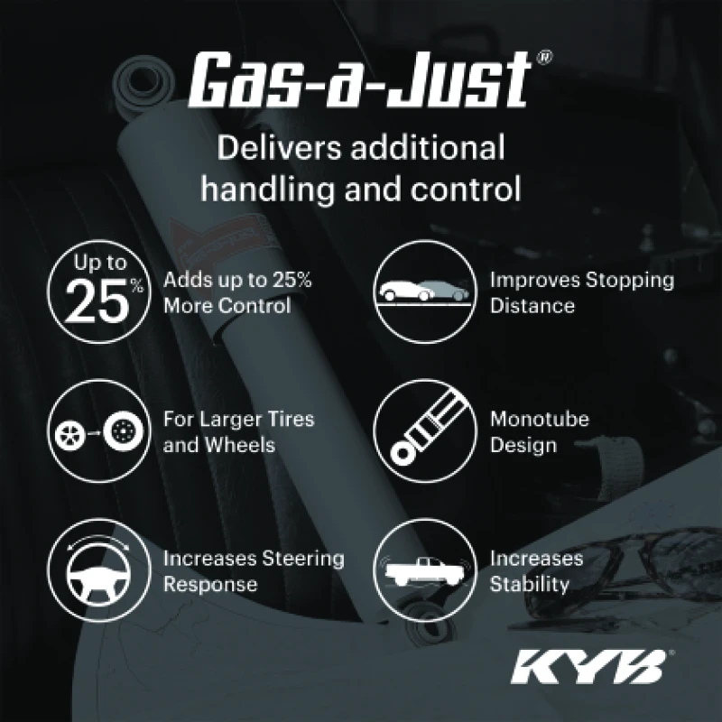 KYB Gas-a-Just Rear Shock for 2019+ RAM 1500 4WD/RWD