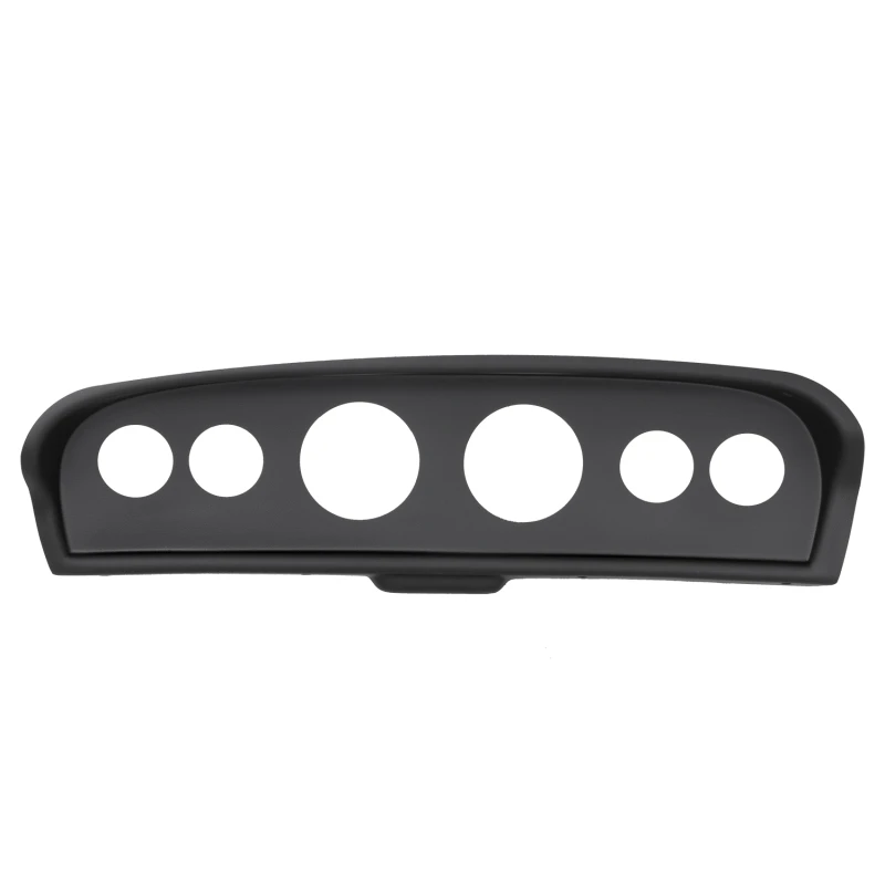 Autometer 61-66 Ford F100 Direktfit (2 3-3/8 Zoll & 4 2-1/16 Zoll) Instrumentenhalter - Schwarze Oberfläche