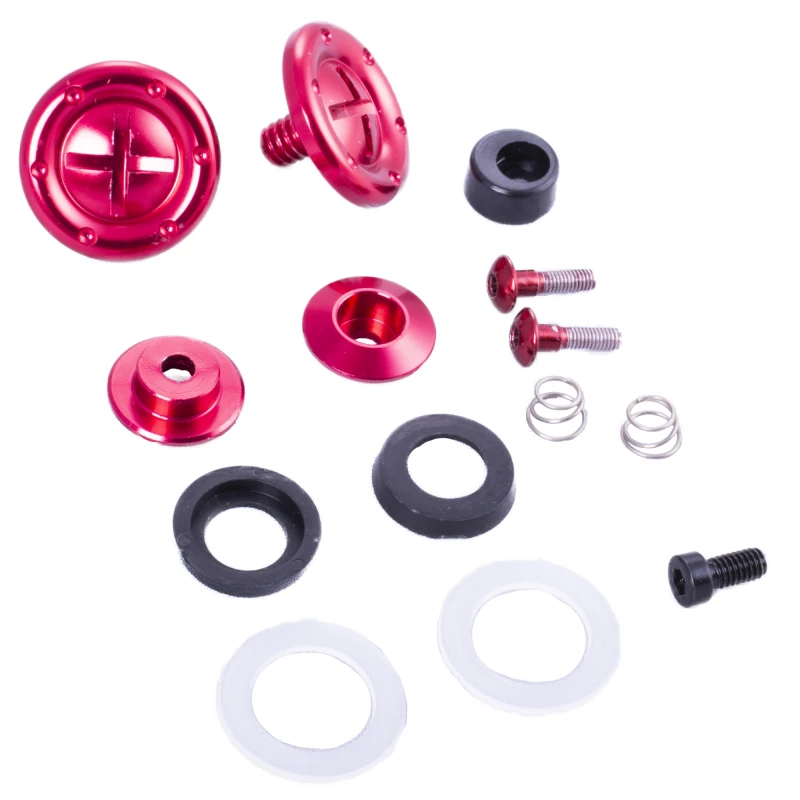 RaceQuip Rot-Hardware-Pivot-Kit für Gesichtsschild passt zu PRO- und VESTA-Modell-Helmen