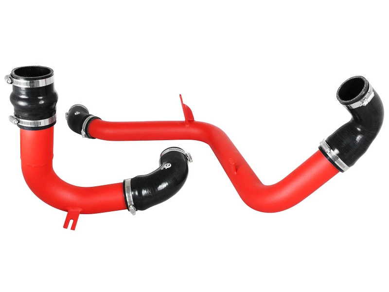 aFe BladeRunner 2,5 Zoll Rote Intercooler-Rohre Heiß- und Kaltseite 12-16 Ford Focus ST 2,0L (t)