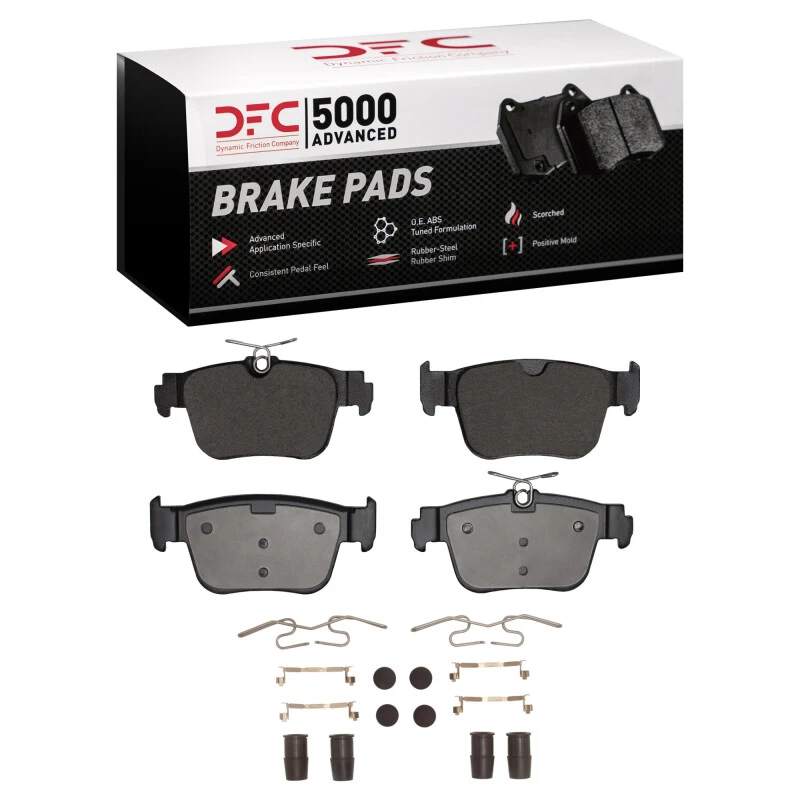 DFC 20-25 Audi S3 (USA/Canada) Rear 5000 Advanced Ceramic Brake Pads and Hardware Kit