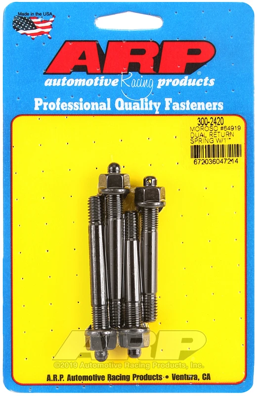 ARP Moroso 64919 Dual Return Spring mit 1-Zoll-Abstandshalter Pro Series Carb Stud Kit